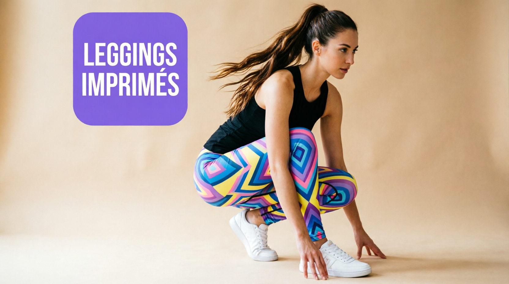Legging imprimé femme