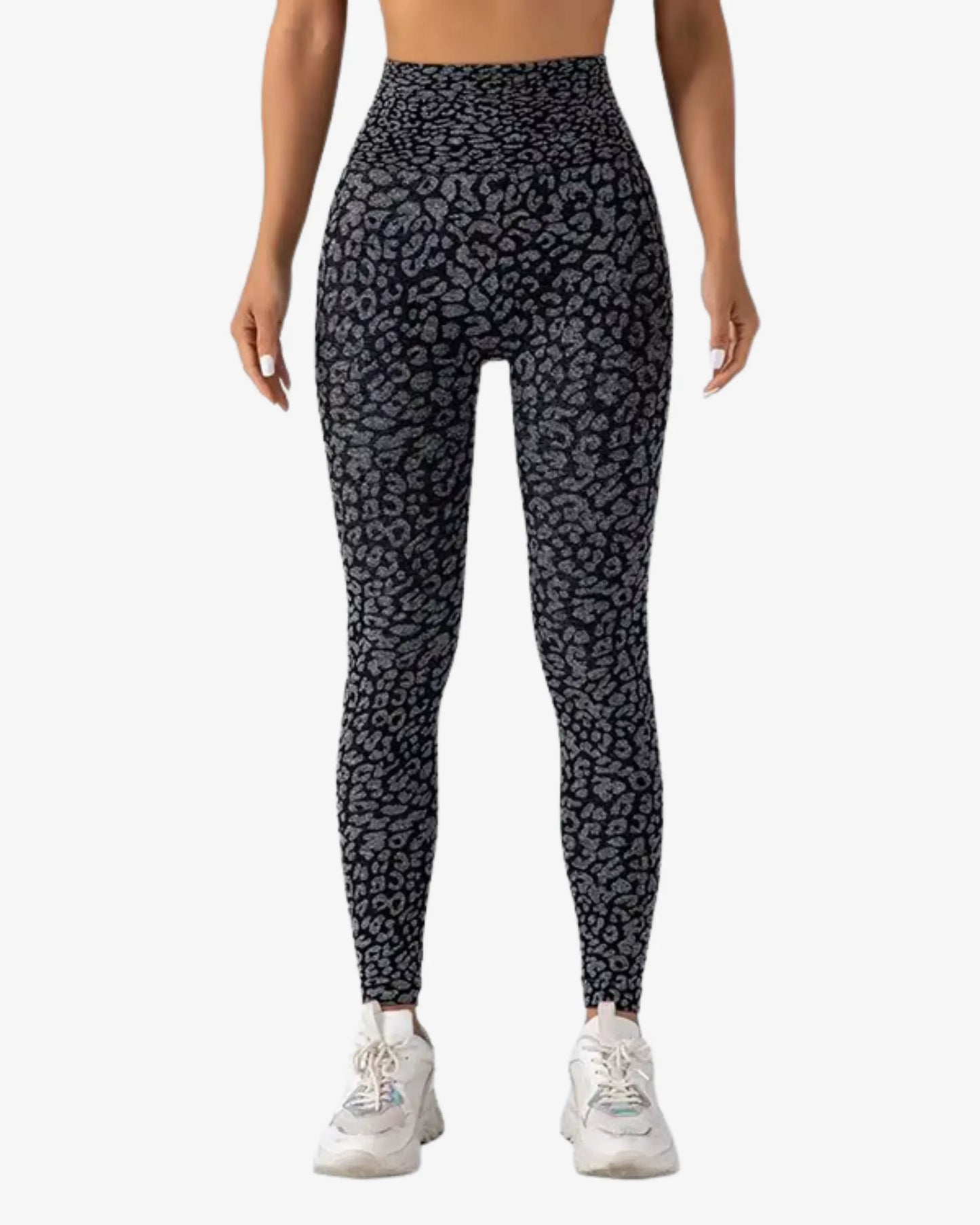 Legging imprimé léopard - taille haute effet galbant
