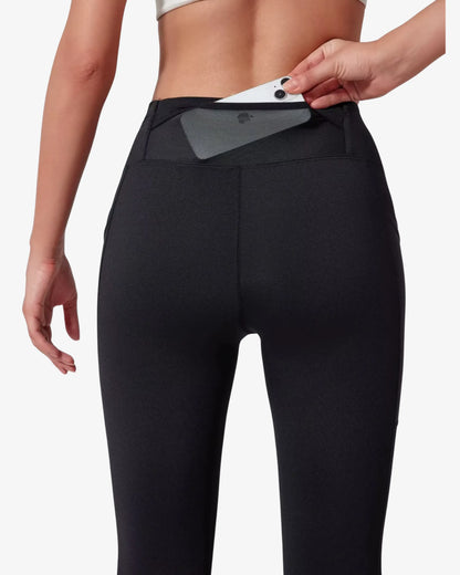 Legging running femme noir classique