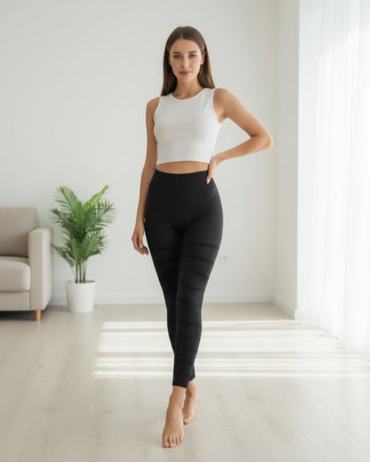 Legging anti cellulite taille haute