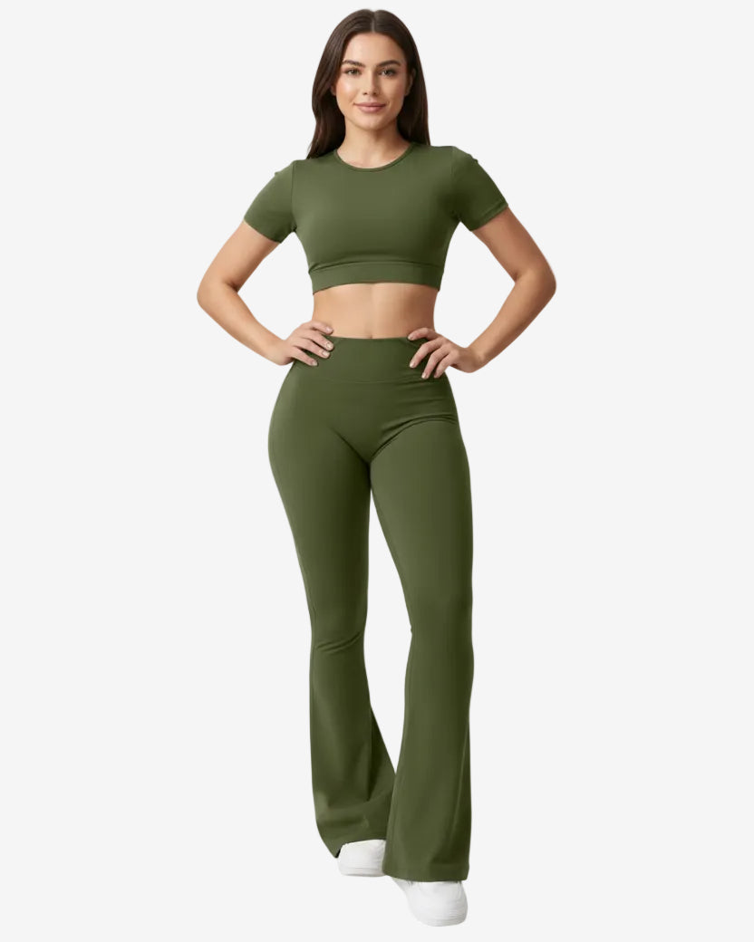 Legging évasé avec poche