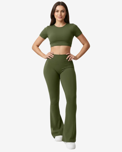 Legging évasé avec poche