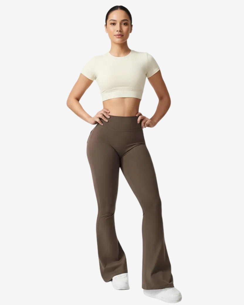 Legging évasé avec poche