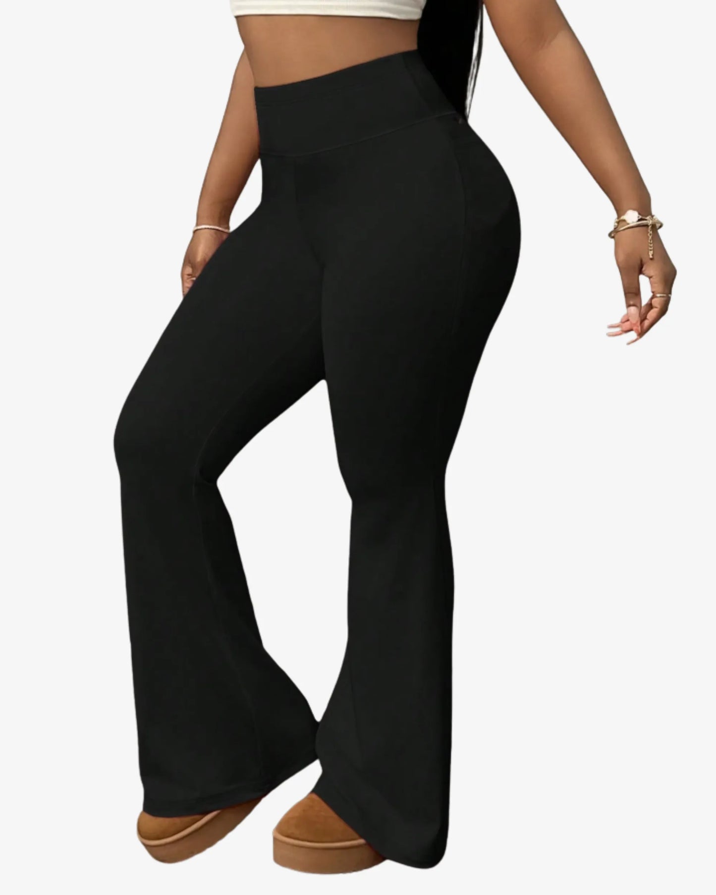 Legging grande taille évasé
