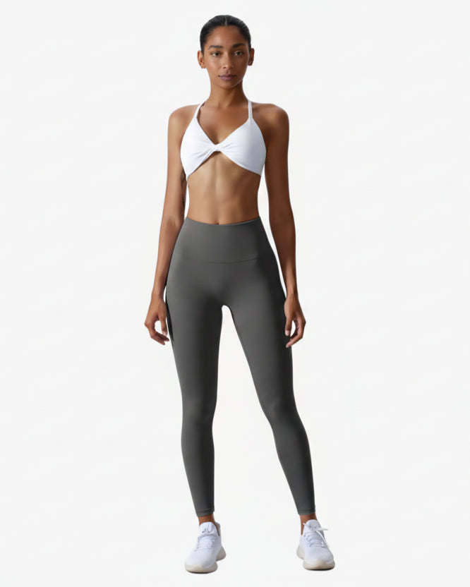 Legging push-up scrunch taille haute femme - Collection neutre