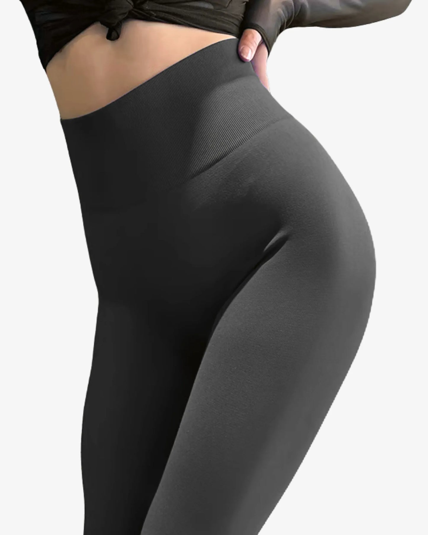 Legging push-up scrunch taille haute femme - Collection neutre