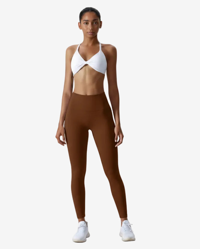 Legging push-up scrunch taille haute femme - Collection neutre