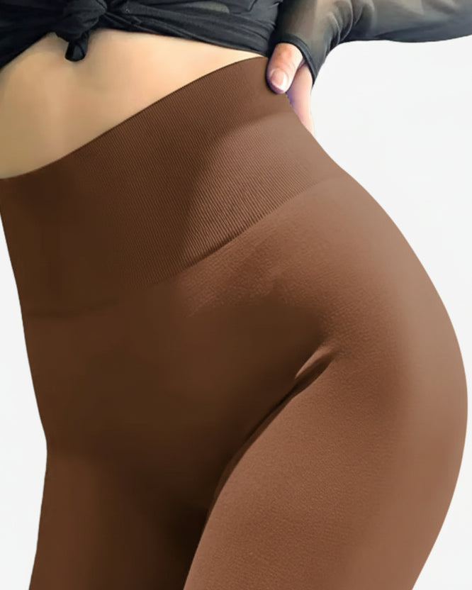 Legging push-up scrunch taille haute femme - Collection neutre