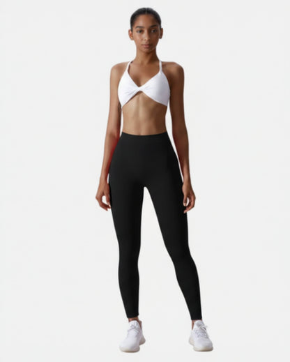 Legging push-up scrunch taille haute femme - Collection neutre
