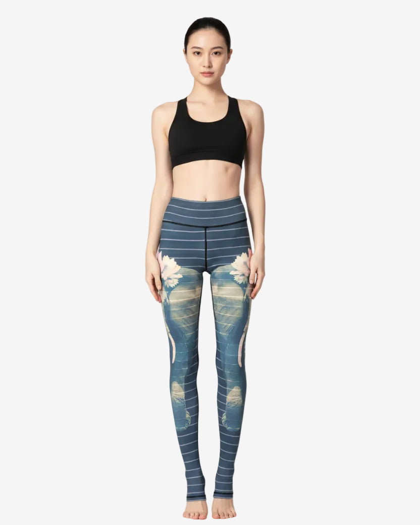 Leggings imprimés nature hiver