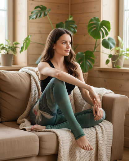 Leggings imprimés nature hiver