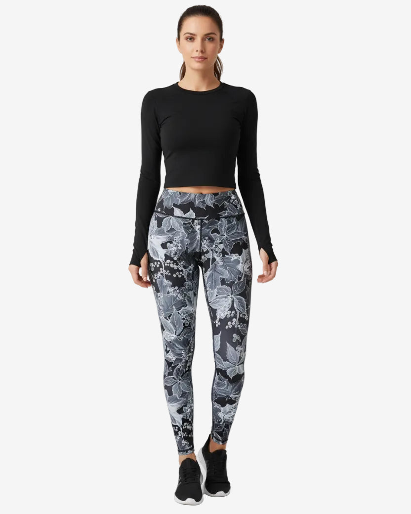 Leggings imprimés neutres élégants