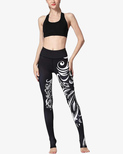 Leggings imprimés neutres élégants