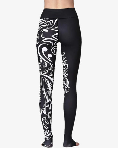 Leggings imprimés neutres élégants