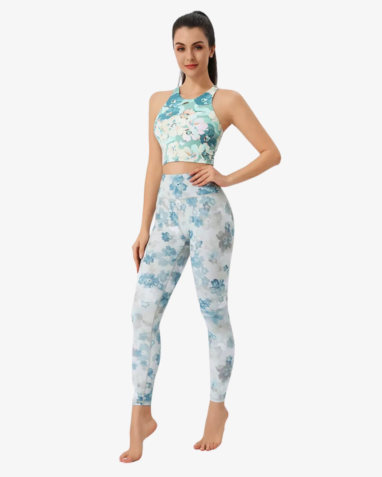 Leggings imprimés pastel doux
