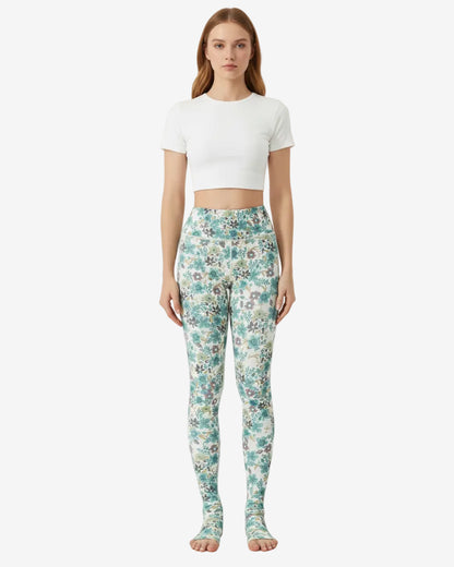 Leggings imprimés pastel doux