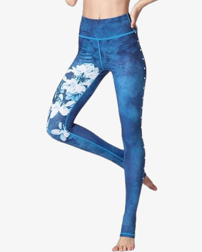 Leggings imprimés pastel doux