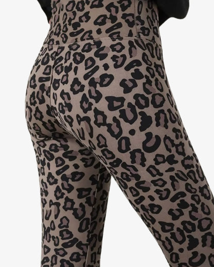 Leggings léopard élégant - Confort thermique hiver