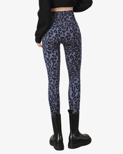 Leggings léopard élégant - Confort thermique hiver