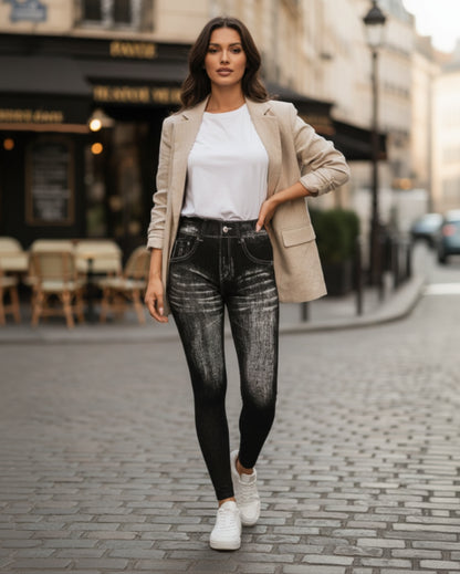 Jegging taille en V