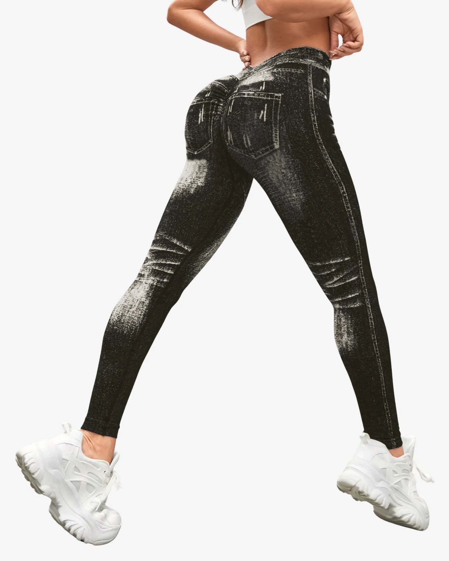 Jegging taille en V