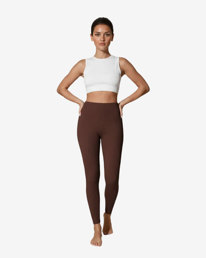 Legging côtelé femme